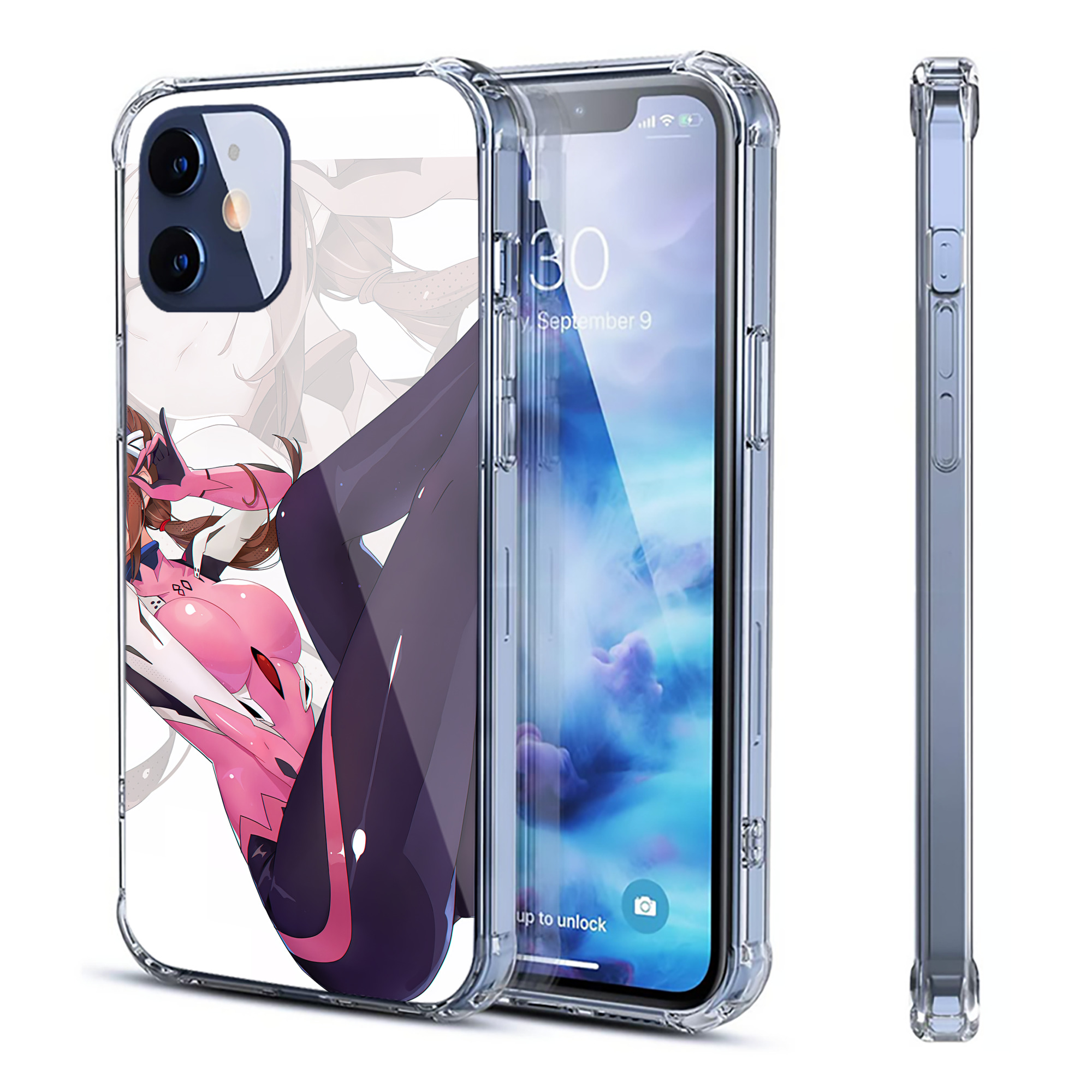 （画像用） EVA 新世紀エヴァンゲリオン 【iPhone 12シリーズ対応】透明スマホケース（クリアソフトケース）